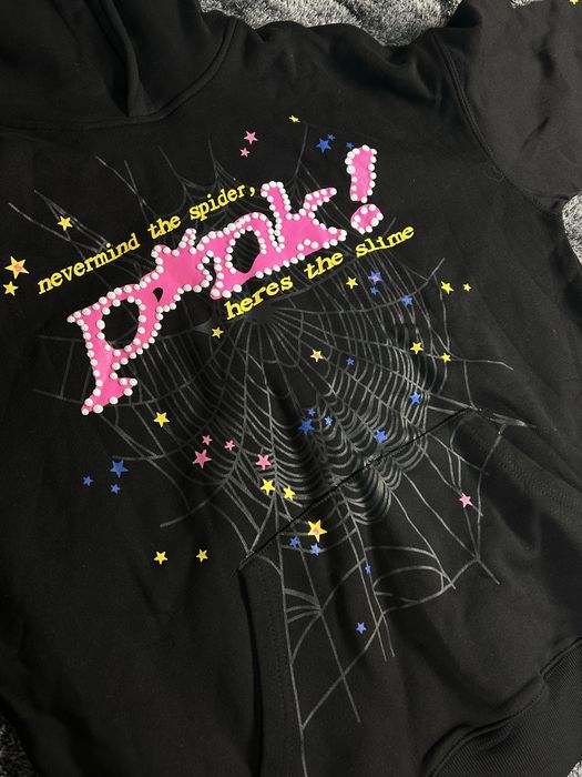 Sp5der P*NK Hoodie pink
