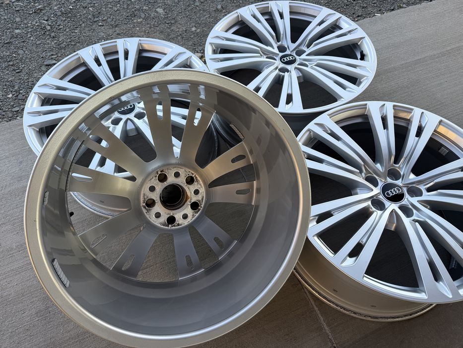 4бр. ПОЧТИ НОВИ 20” ОРИГИНАЛНИ Джанти 5х112 за -AUDI/VW/SEAT/SKODA/VAG- 9Jx20H2, ET40