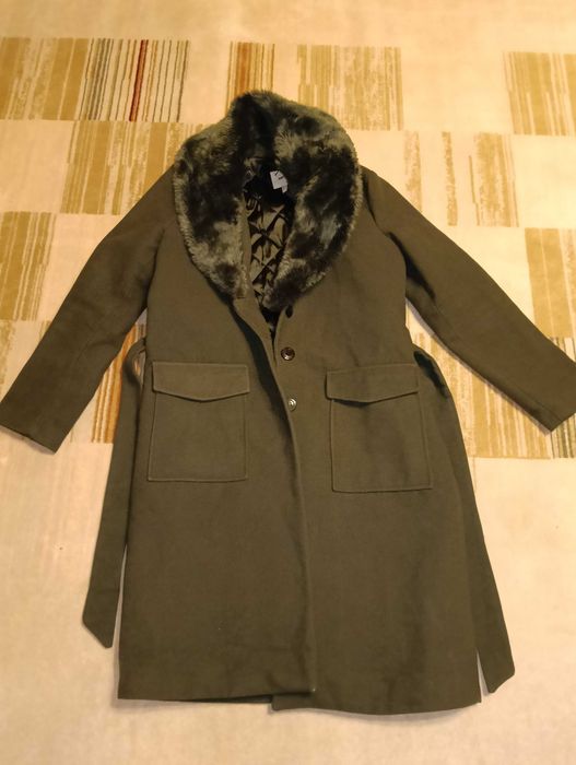 Зелено палто Koton