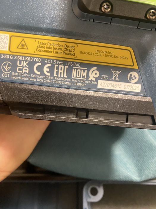 Nivela laser BOSCH GLL 3-80G, an 2024