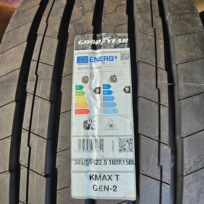 Нови гуми за ремарке 385/55R22.5 Goodyear KMax T Gen-2 160K 158L 3PMFS