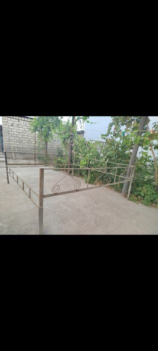 Металлический топчан