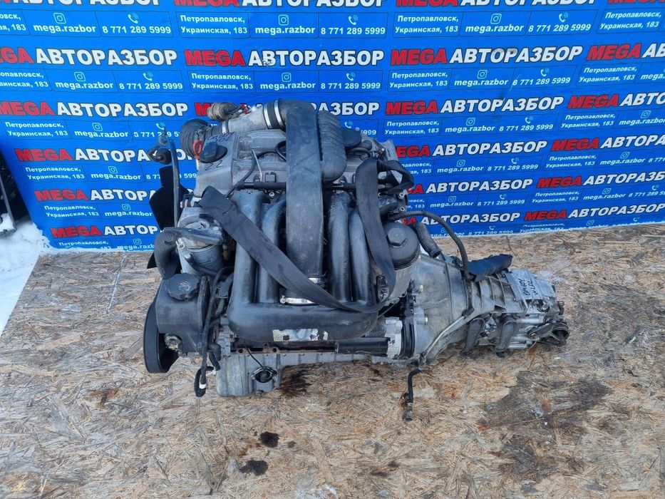 Двигатель OM604 на W202 Mercedes.