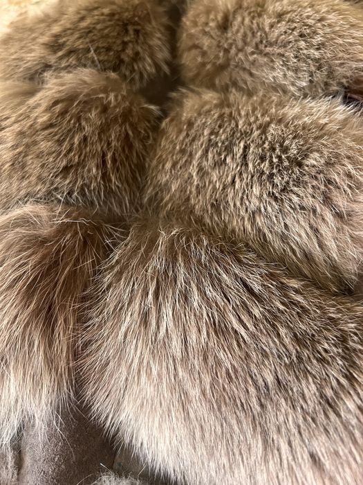 Меховая жилетка, песец