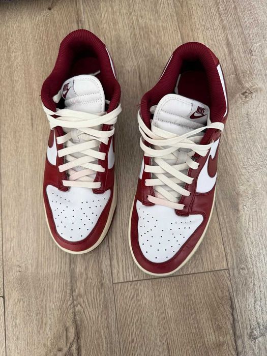Adidasi Nike Dunk Low Team Red/White - marimea 44,5