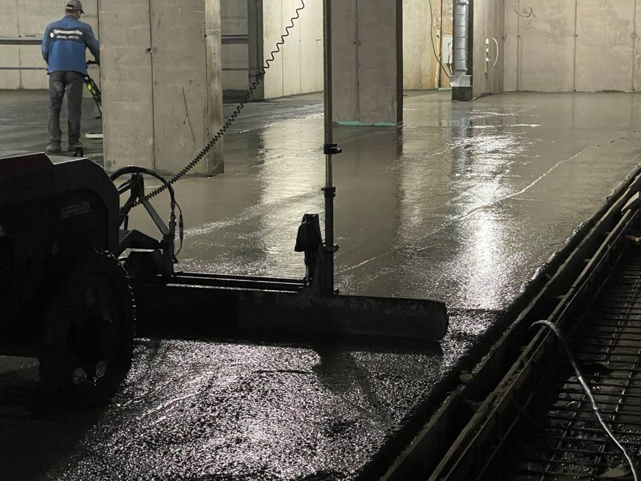 Бетонные дороги. стяжка. топинг.