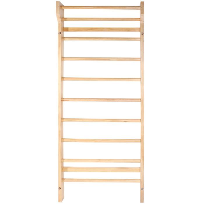 Spalier Fitness lemn natural