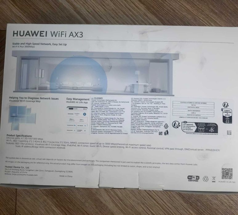 Router Huawei AX3 – NOU, SIGILAT