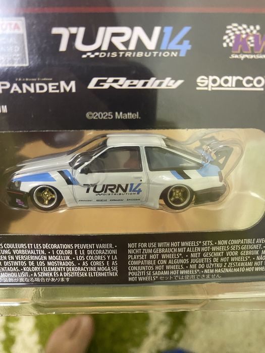 Hot Wheels Elite 64 Toyota Corolla Levin(AE86)Custom macheta auto 1:64