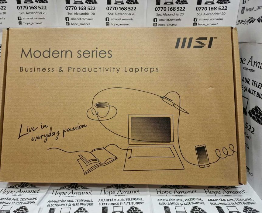 Hope Amanet P1/ Laptop MSI MODERN 15 B7M / COD 01521 / SIGILAT