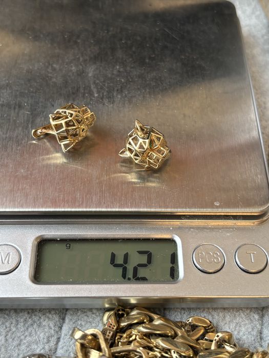 Златна гривна кралска плетка 14 карата 6.55гр