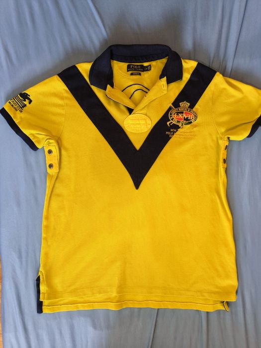 Оригинална мъжка тениска Polo Ralph Lauren размер L custom fit
