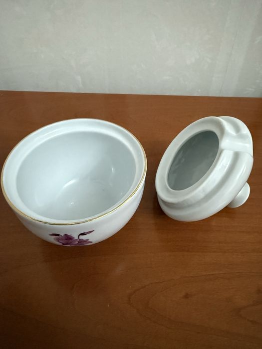Фарфор из ГДР. Чайный сервиз. Чайник фарфоровый.