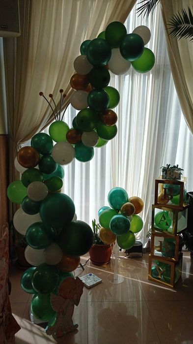 Арки и декорации с балони