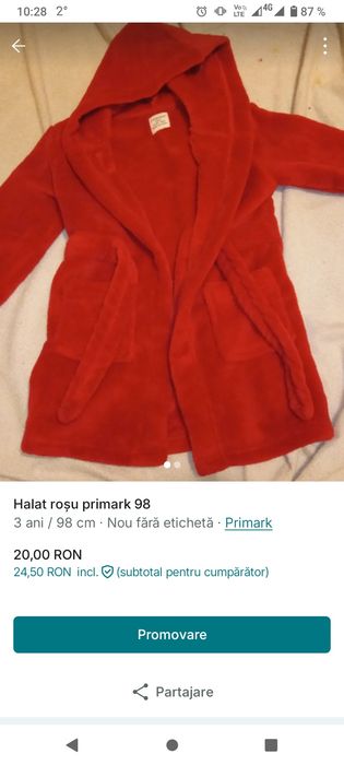 Halat Primark 98