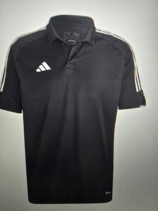 Tricou polo bărbați, ADIDAS, negru,xl,NOU cu etichete