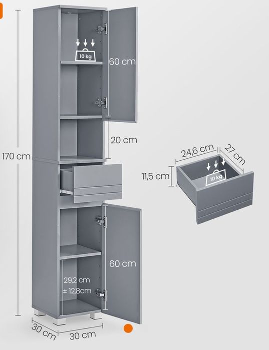 Шкаф колона за баня