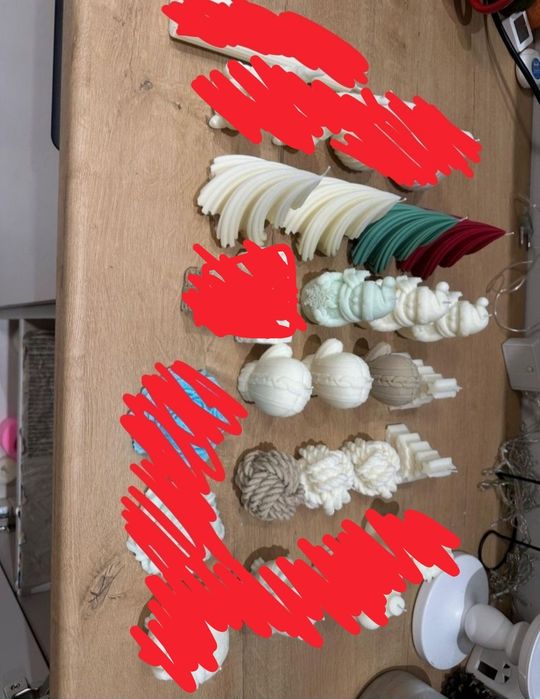 Силиконовые формы молды для свечей