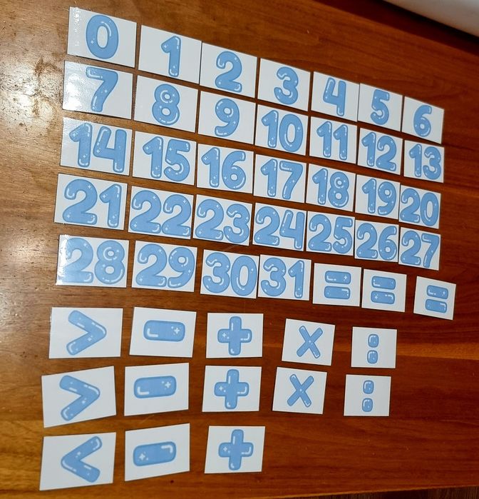 Joc educativ – Operații matematice și comparații