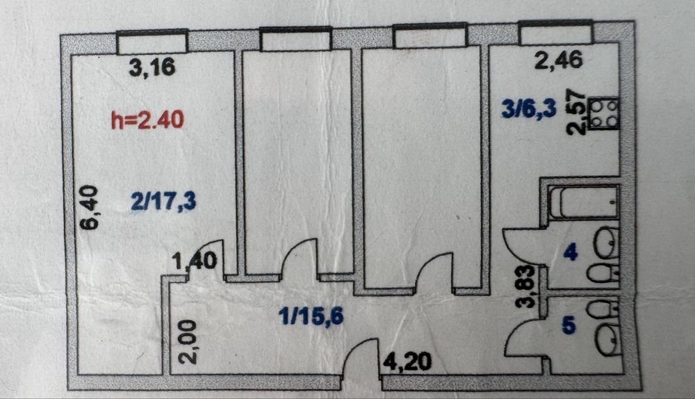 Продам комнату в общежитии