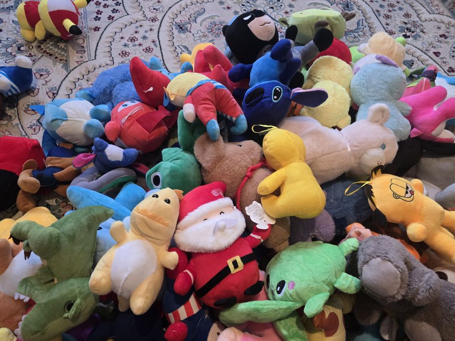 Мягкие игрушки разного размера