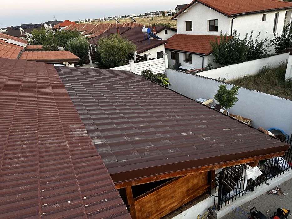 Reparatii acoperisuri montaj tigla metalica mansarde dulgherie izolati