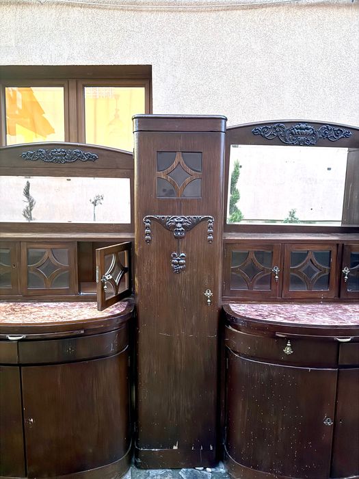 Mobila Art Deco lemn masiv