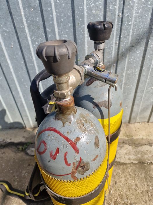 Butelii scafandru, scufundari, tuburi, oxigen