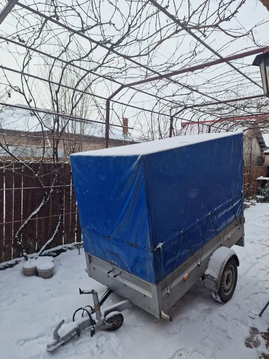 Remorca 750kg suprainaltata si ranforsata, inmatriculata