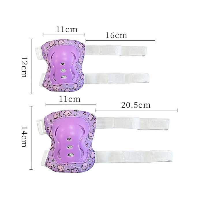 Детски наколенки РА1011 - 6бр / к-т - Два цвята