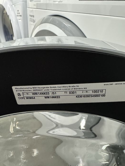 Promotie!! Mașină de spălat rufe Siemens WM14NK03