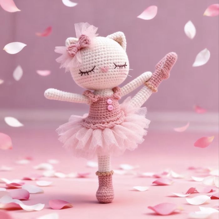 Комплект за плетене за начинаещи амигуруми – DIY Knitting Kit нов / подарък