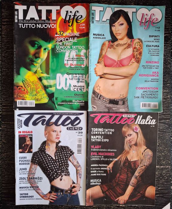 Списания: Нокаут, The Source, XXL, Vibe, Tattoo Life, Lowrider, Men's Health, DUB, Slam, Метрополис, Respect, Hip Hop Connection, Playboy и още ...