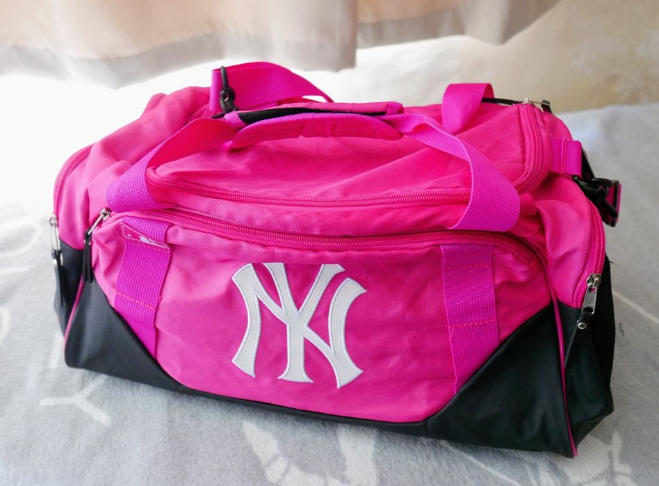 Дамски сак за фитнес New Era, розов