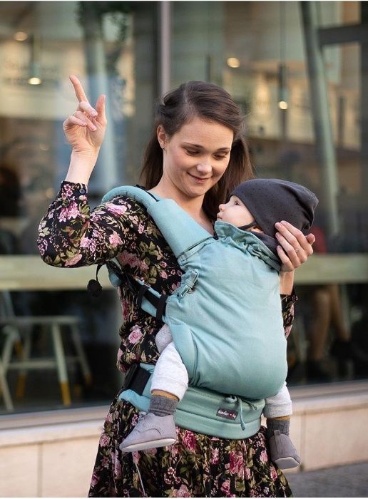 От 4+ месеца | Ергономична раница KinderHop MultiSoft, с мек колан