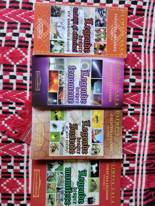 Set 4 Cărți Noi – Colecția Legende, Olimpia Sava (Ed. Olimpias) Poezii și Legende Tentă Religioasă