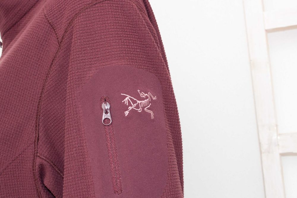 Arc'teryx Delta LTдамско поларено яке polartec цял цип вишнаво XL