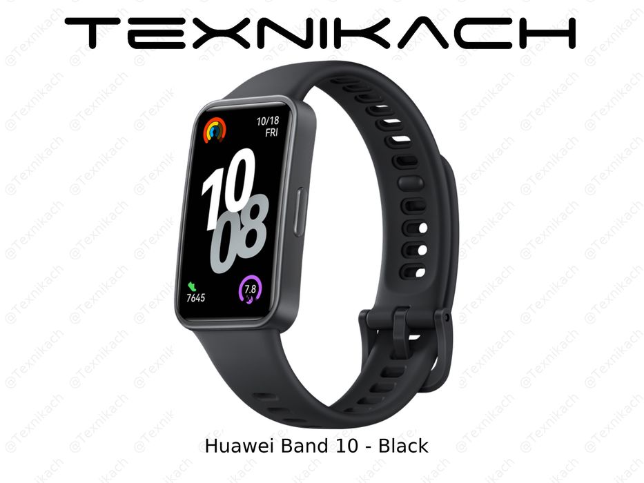 Новый • Huawei Band 10 • фитнес-браслет с AMOLED-экраном • Доставка