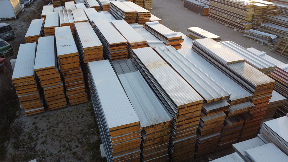 Panouri termoizolante tip sandwich 12-16cm - direct din depozit