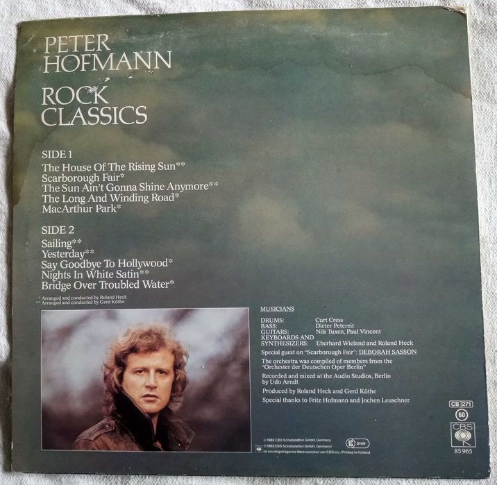 Грамафона плоча Peter Hofmann "Rock classic"