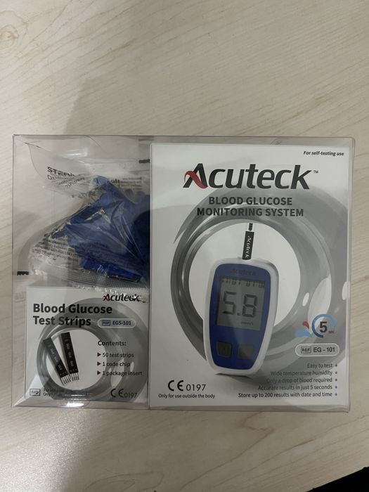 Glyukometr Acuteck 5 sekund rezultat