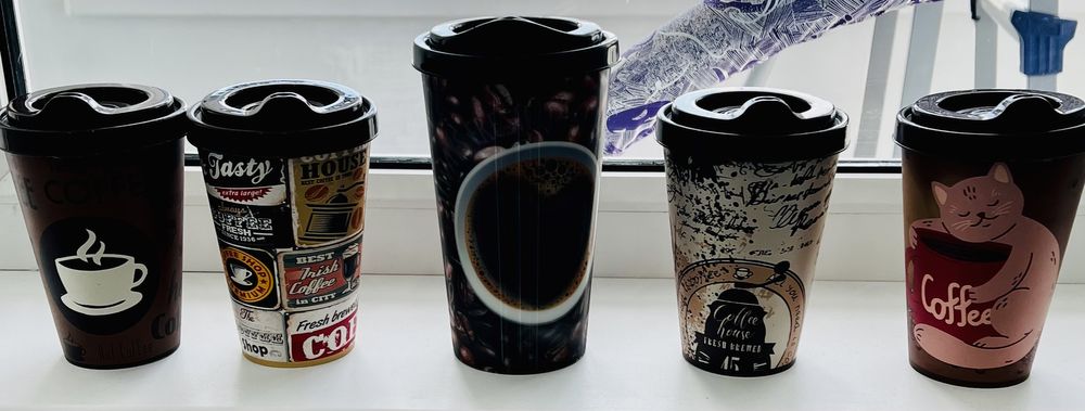 Стаканы пластиковые 350мл 500мл