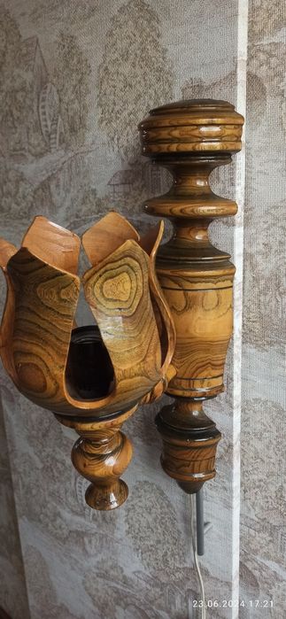 Бра. Ручная работа,карагач