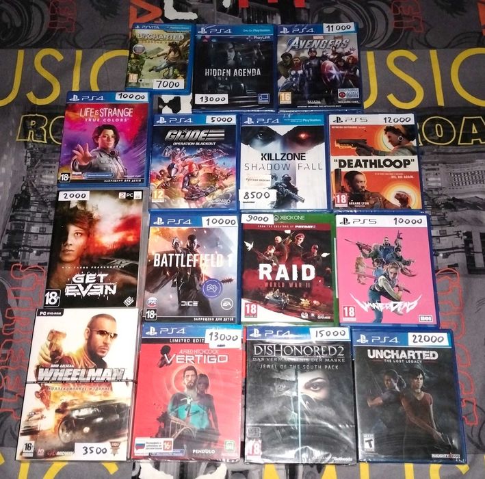 Продам диски для Playstation 4/5