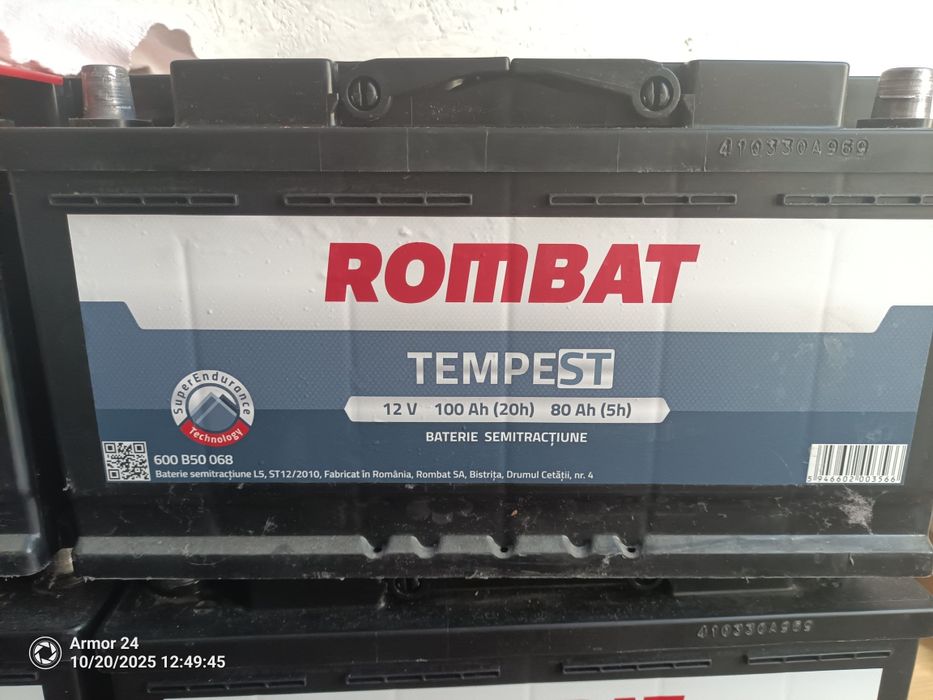 Vand Rombat Tempest 12v 100ah