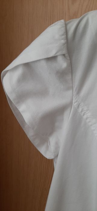 Бяла лятна рокля Rosi fashion