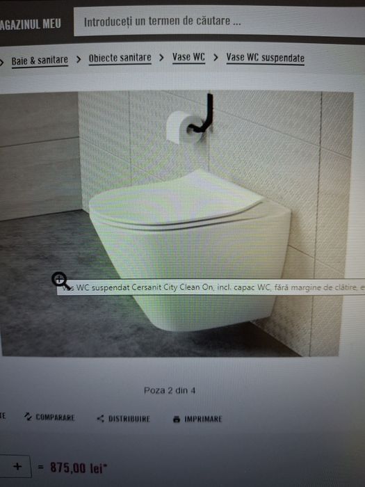 Set vas wc incastrat cersanit