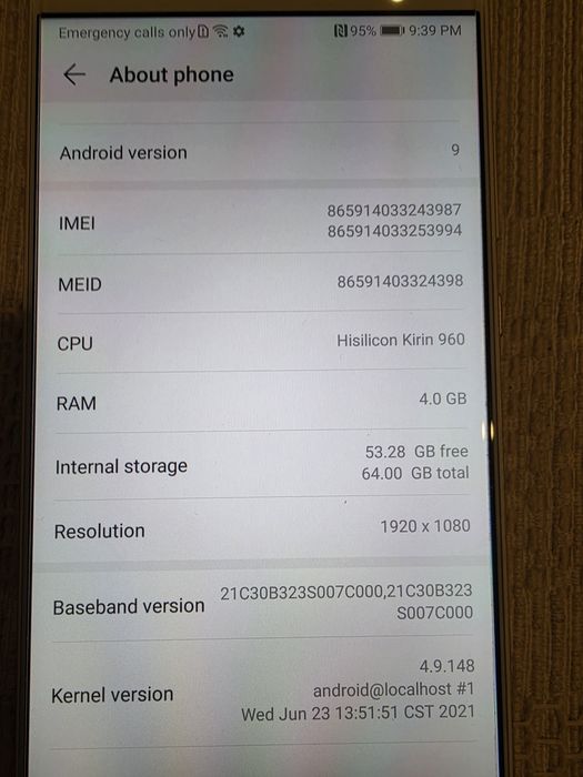Телефон Huawei P10