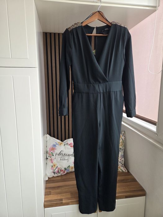 Salopeta Zara masura Xs, verde petrol