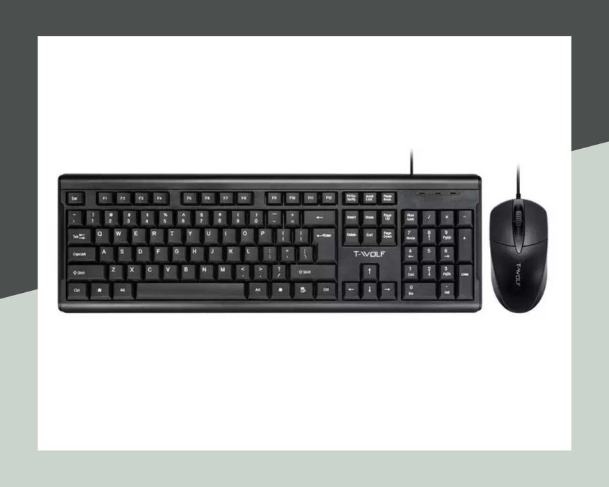 Комплект клавиатура + мишка T-Wolf TF500